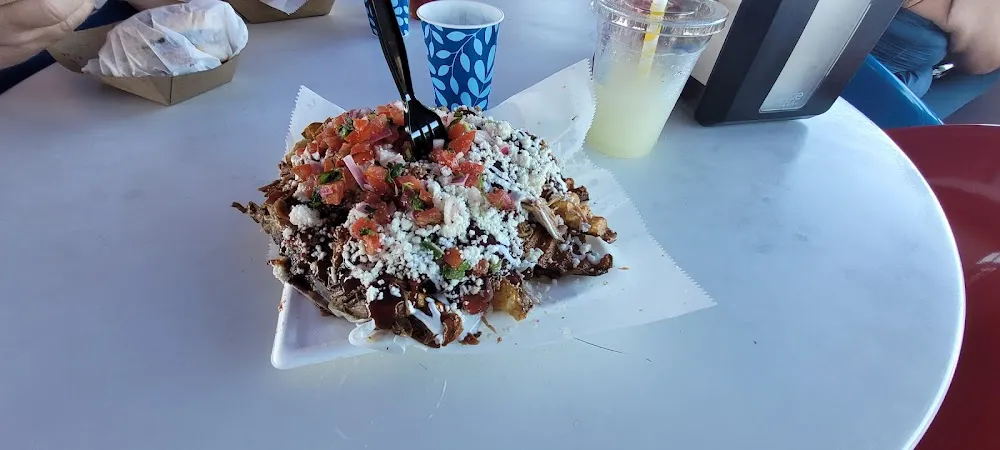 Loaded Fries with BBQ Pulled Pork
