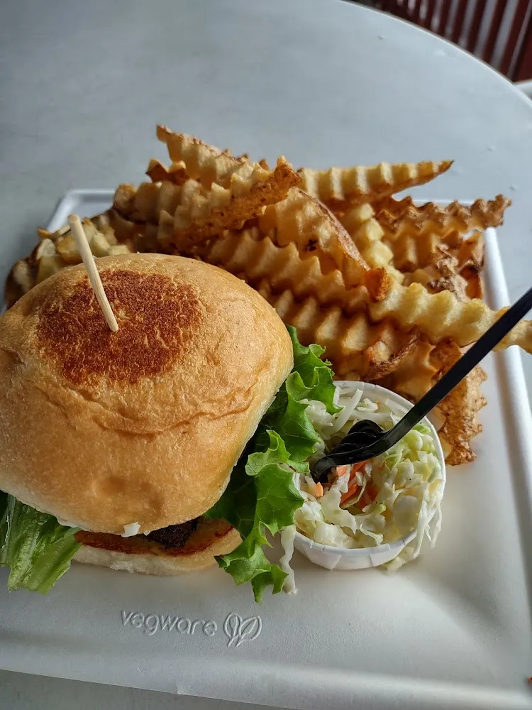 Mahi Sandwich with Giant Fries